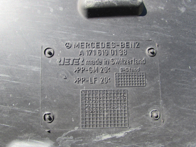 Mercedes R171 R172 Under Car Cover Panel Splash Shield, Left SLK250 SLK280 SLK300 SLK350 SLK55 A17161901383